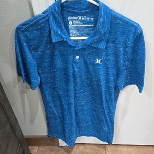 Hurley Heathered Blue Polo Shirt